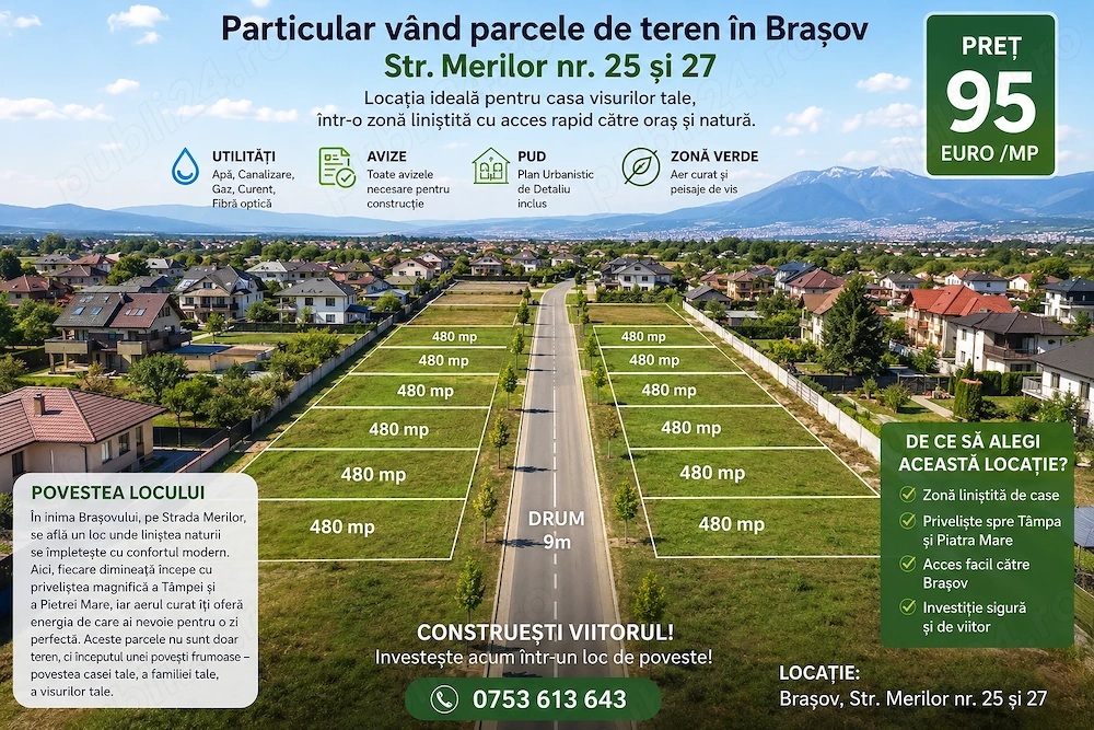  Brasov cartier stupini Merilor NRC25 cu PUZsi UTILITATII
