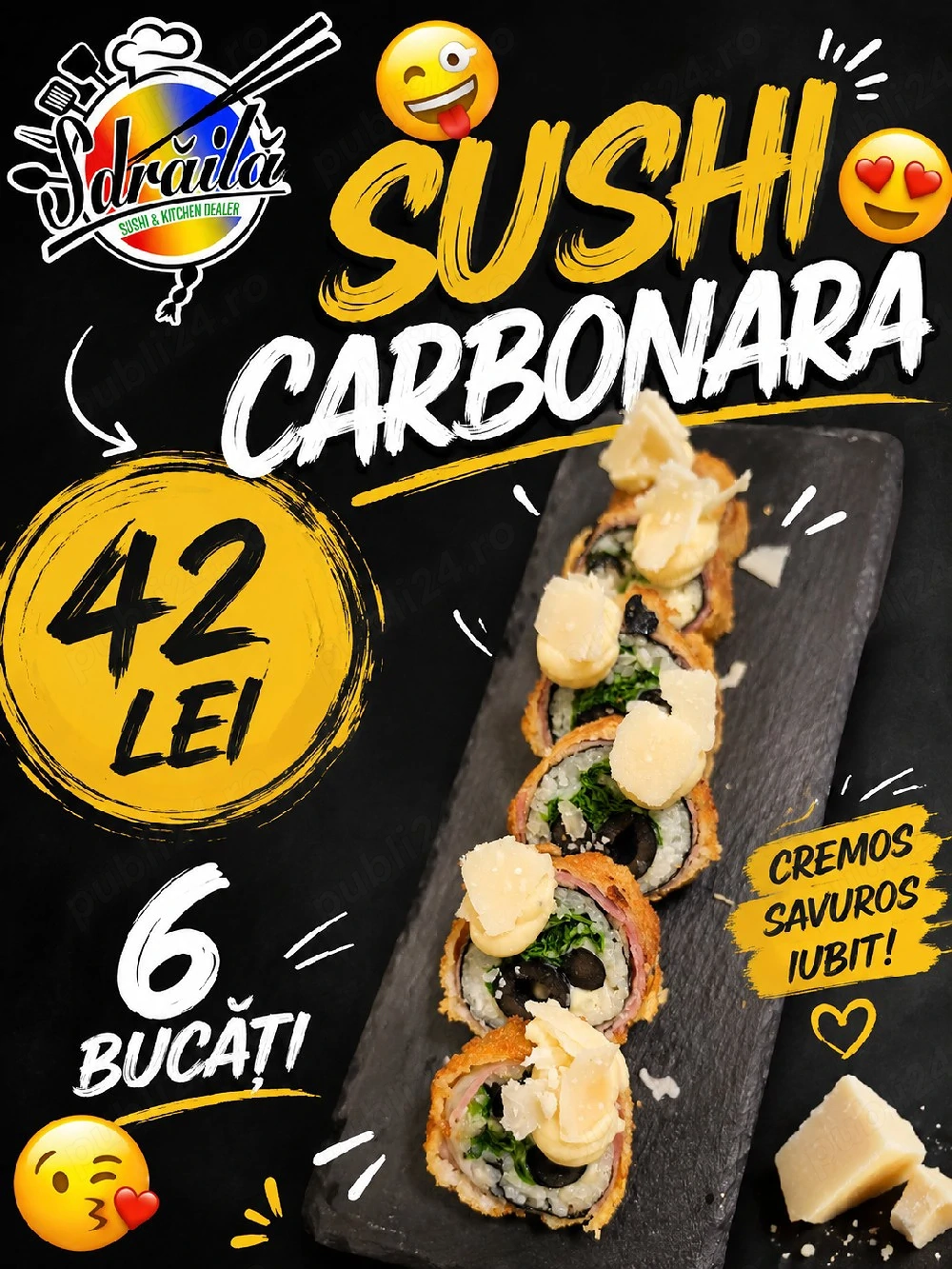 Sushi    Ptivat Chef la domiciliu
