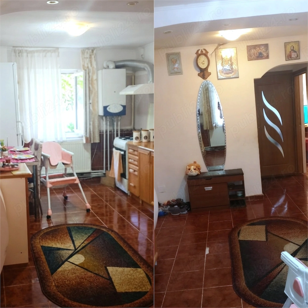 Vânzare apartament 3 camere, parter, 64 mp + 4 mp balcon și pivniță (Pretabil spațiu comercial)   Sl