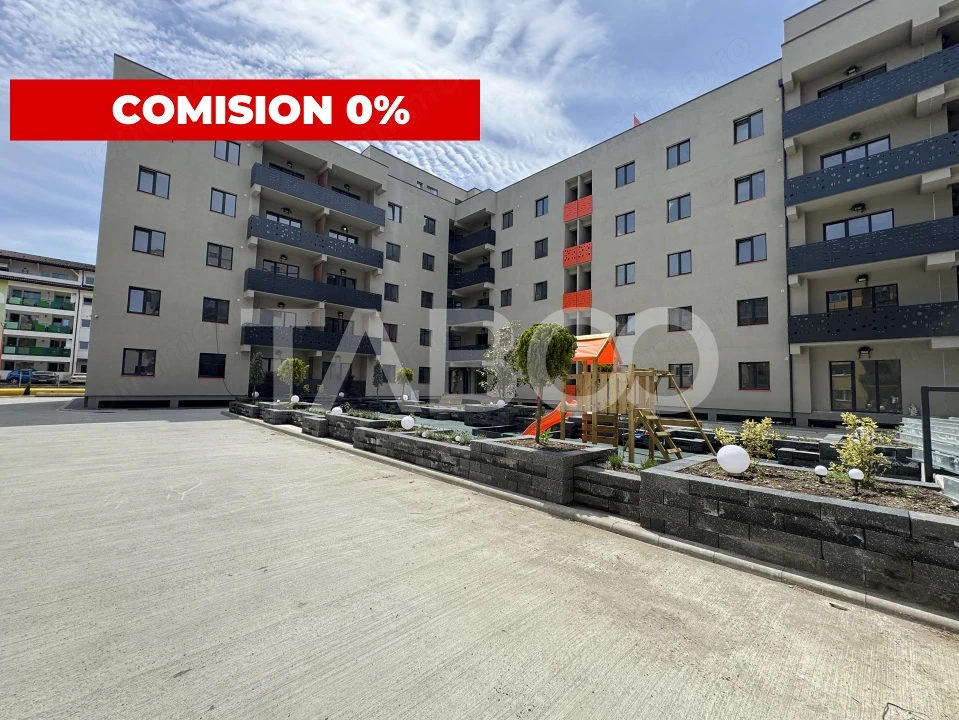 Apartament mobilat utilat decomandat 2 camere 60 mpu balcon Sibiu