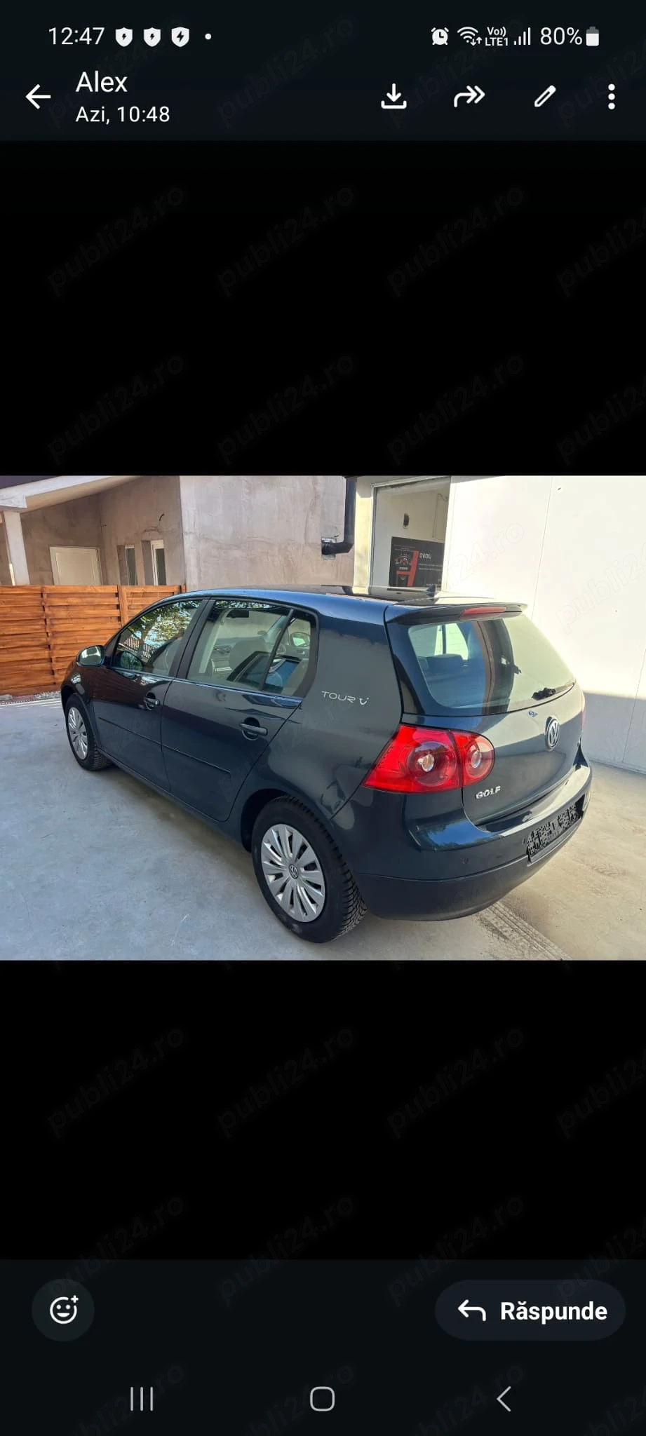 Vând VW Golf 5, motor 1,6 benzină