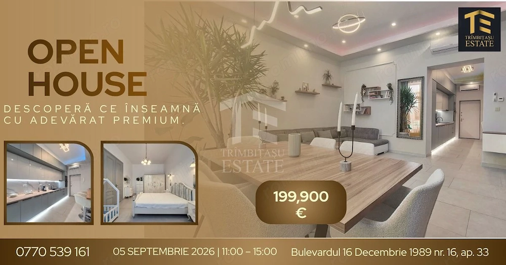 Apartament de lux | P-ta Maria | Et. 1 | Ideal pentru investitie