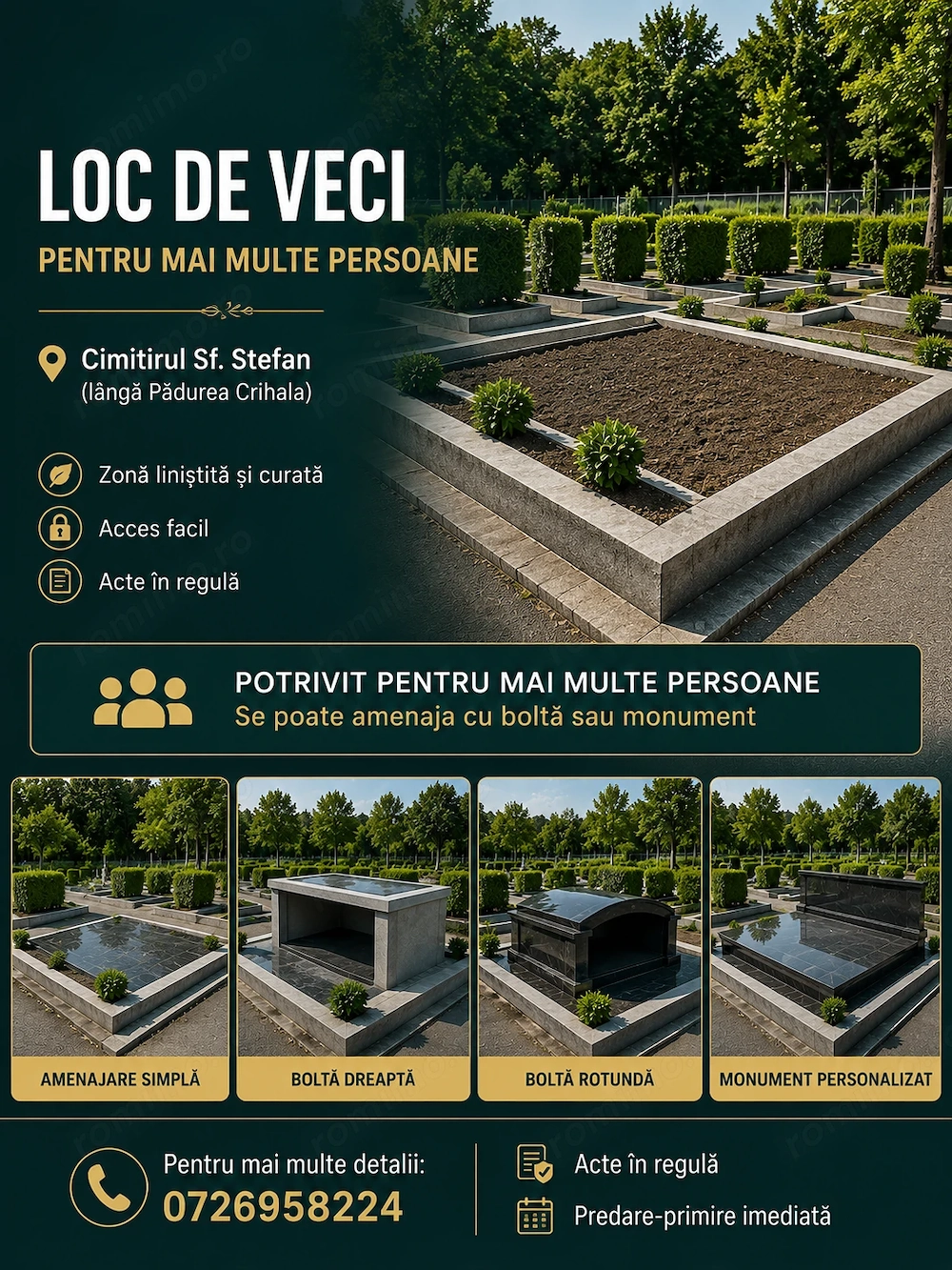 Loc de veci cimitirul Sf. Ștefan