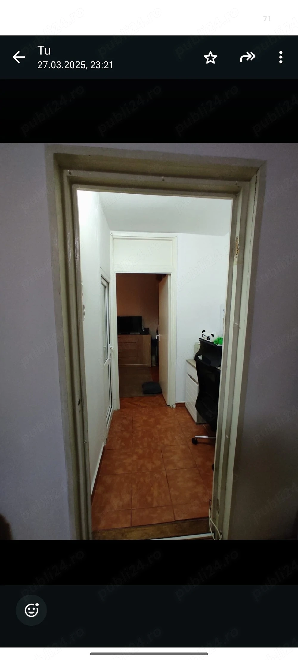 Inchiriez apartament 2 camere 55mp centrală termică 