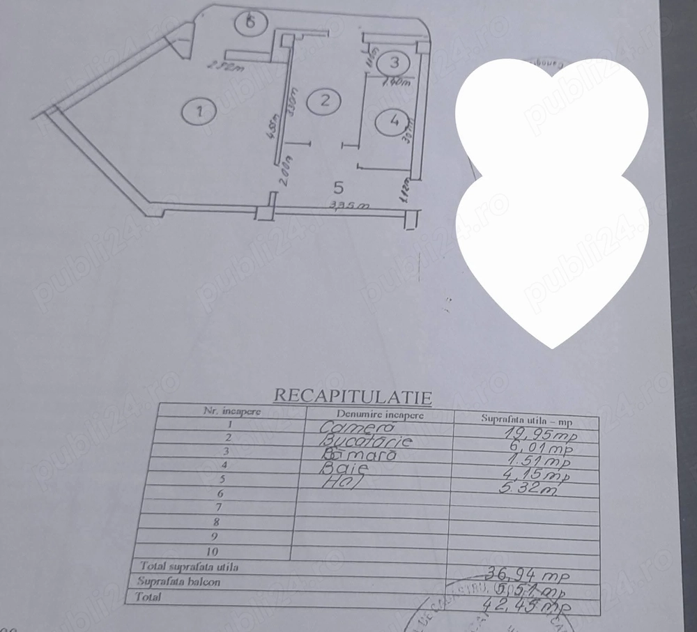 Apartament de vânzare Mazepa str Brailei  bloc 2001 Galati
