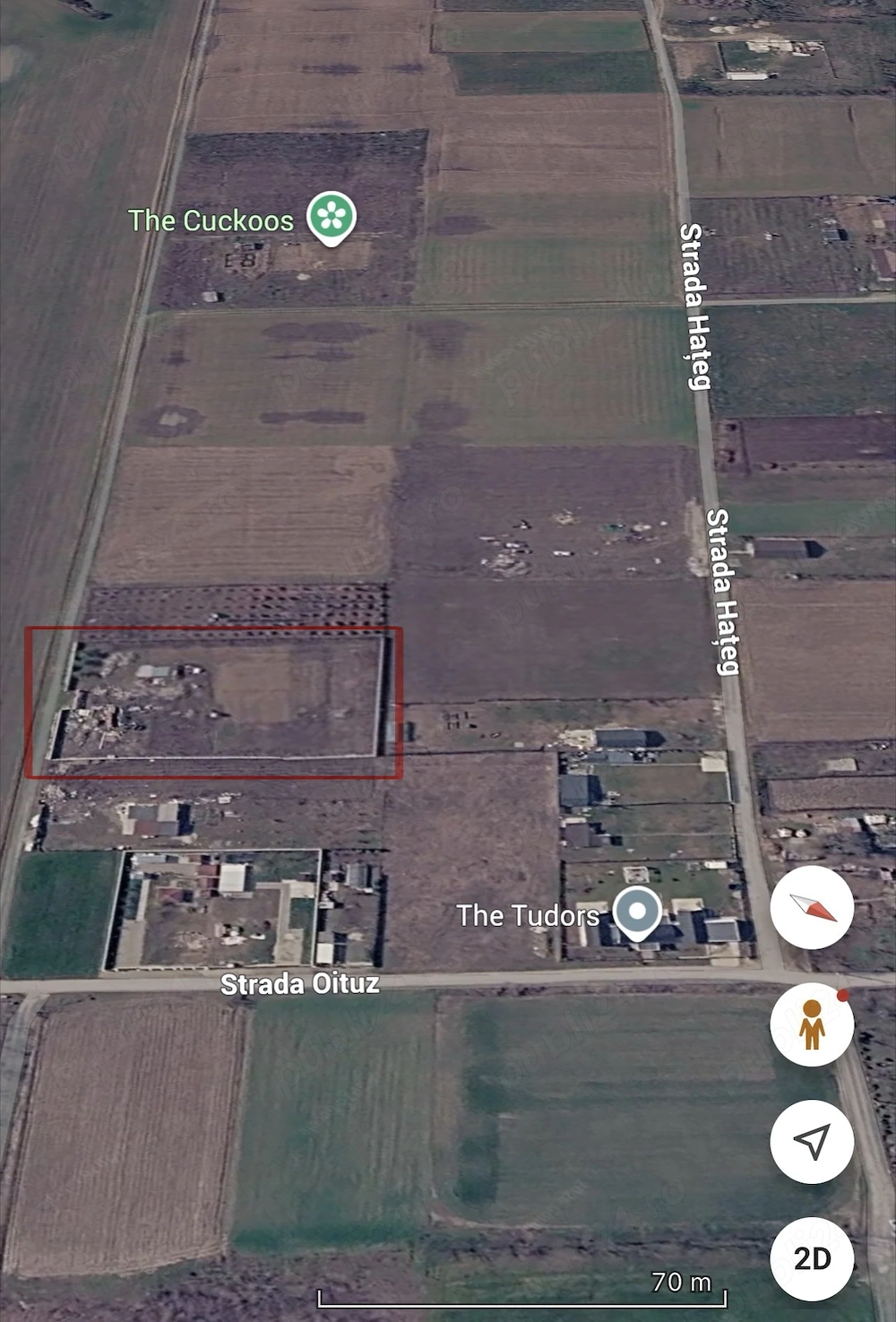 Vând Teren intravilan,  deschidere 49m la 16 km de Bucuresti