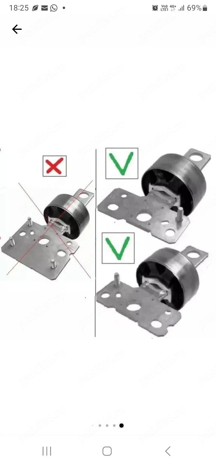 Extractor bucse brat spate, compatibil Ford Mondeo MK4 si Volvo, cu distantiere, 180 NM
