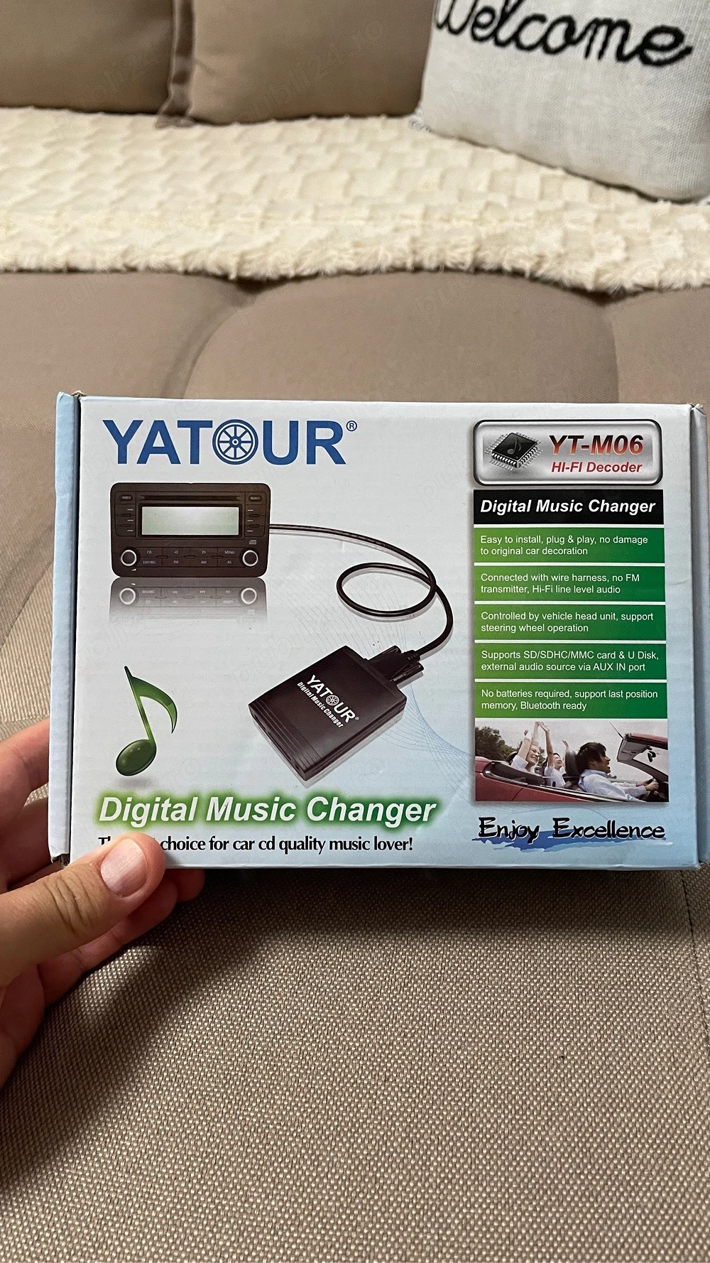 Adaptor Yatour YT-M06 BM2 – Usb / Sd / Aux