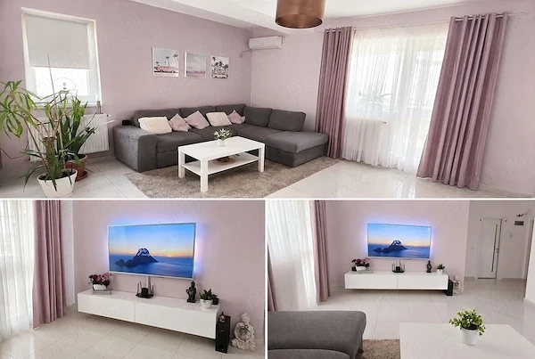 Ofer spre vanzare ap.2 camere complet mobilat si utilat + loc de parcare