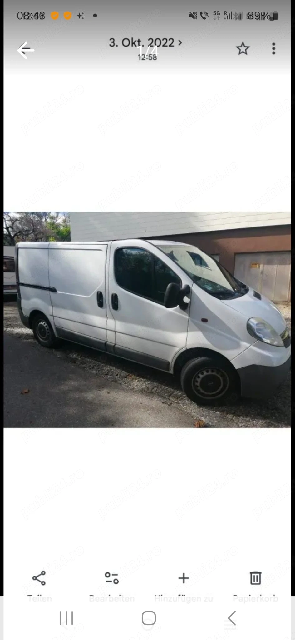 Opel Vivaro 2012 motor 2 litri