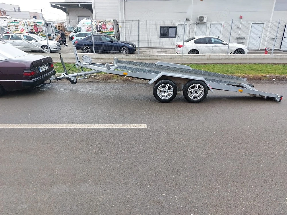 platforma auto basculabila slep trailer înmatriculat algema fizel karo eder 