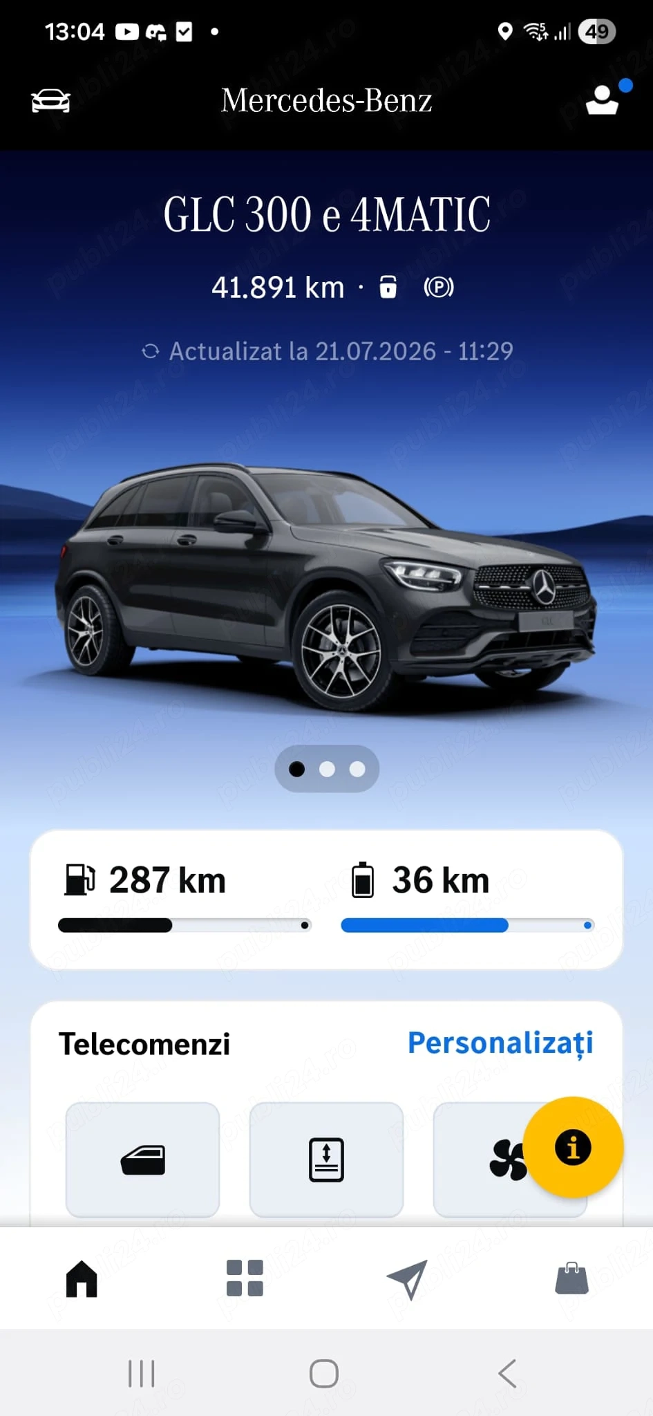 Mercedes GLC 300e 4Matic 2020 pachet AMG