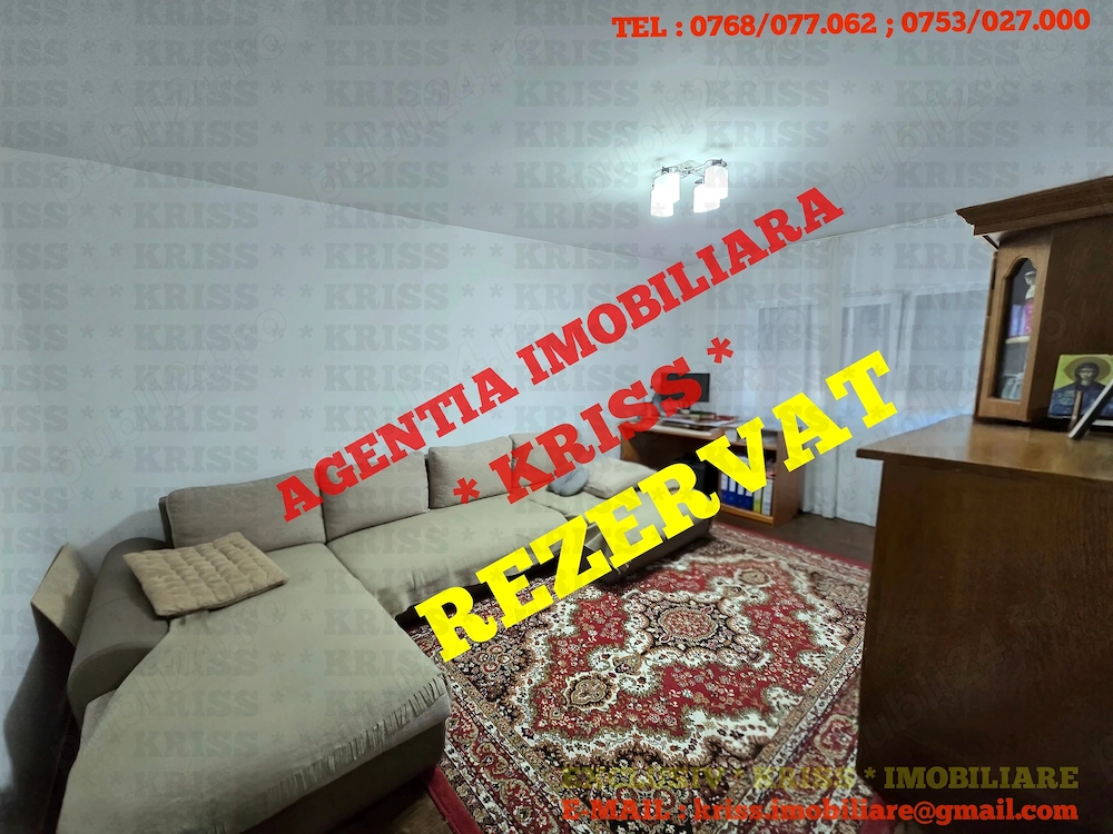 Apartament 3 Camere BERE-DEDEMAN Confort 1 Decomandat Etaj 3 Din 4 Renovat Recent An 1985