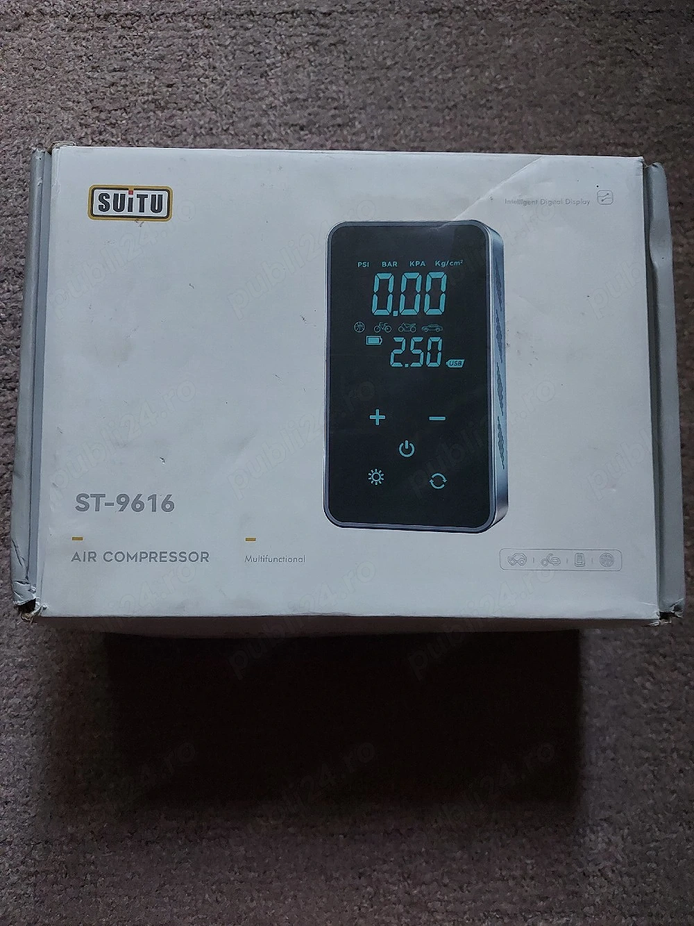 vînd compresor auto portabil digital