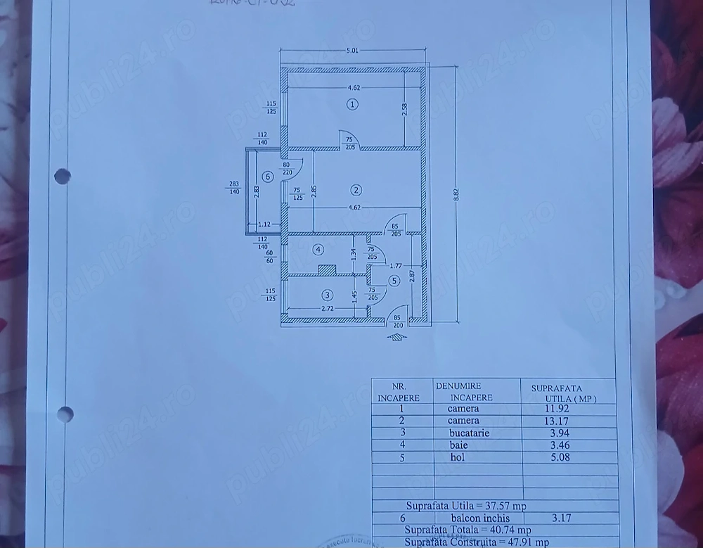 Se vinde apartament 2 camere, Ploiesti, Malu Roșu, 38.500 negociabil