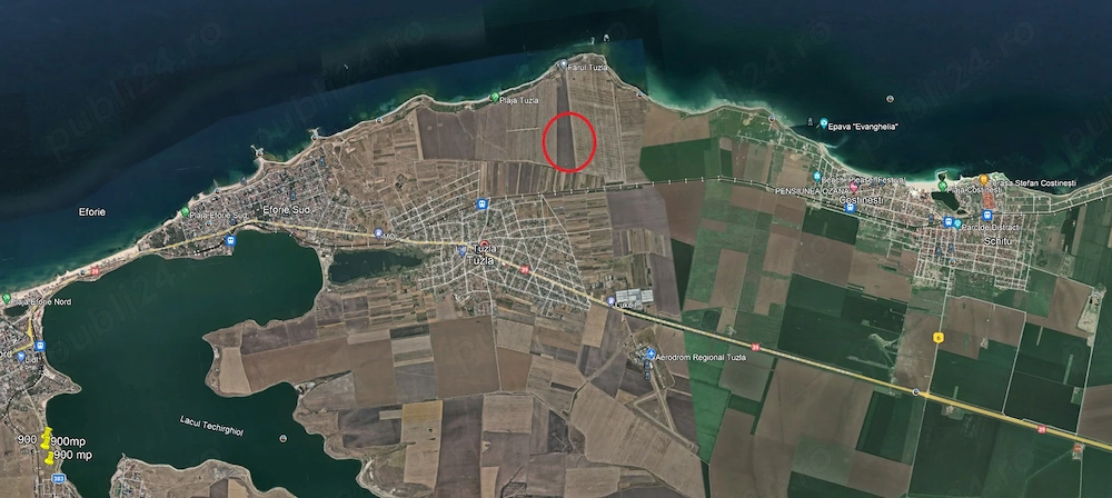 Teren de vanzare in Tuzla zona malul Mari Negre