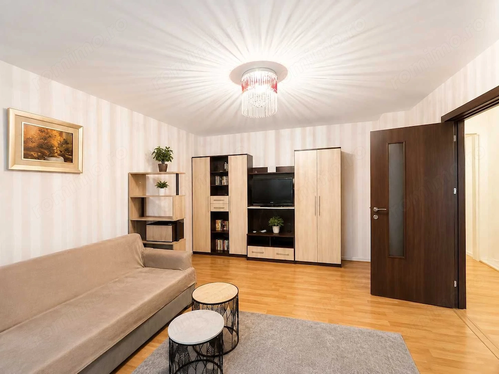 Garsonieră foarte spațioasă, 41 mp + balcon și aer condiționat | Strada Orșova | Etaj 1