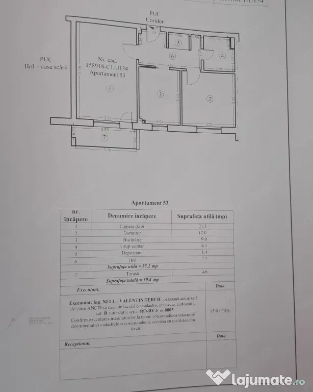 Apartament 2 camere Mozaic
