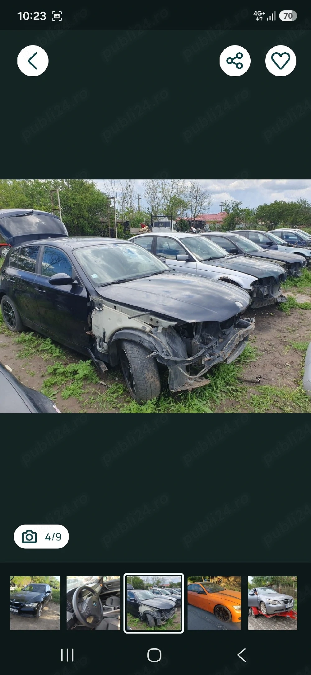 dezmembrez gama bmw
