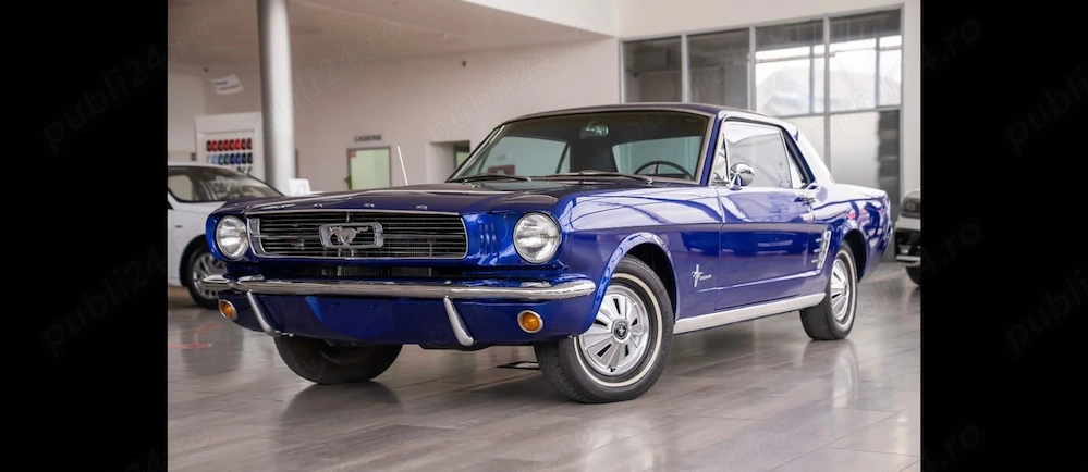 Ford Mustang vehicul istoric in talon reconditionat 