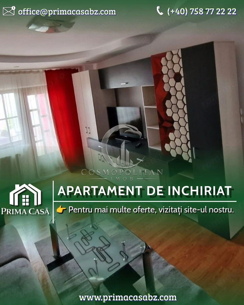 Apartament cu 3 camere de inchiriat ~ zona Aleea Sporturilor ~ 90mp ~ mobilat/ut