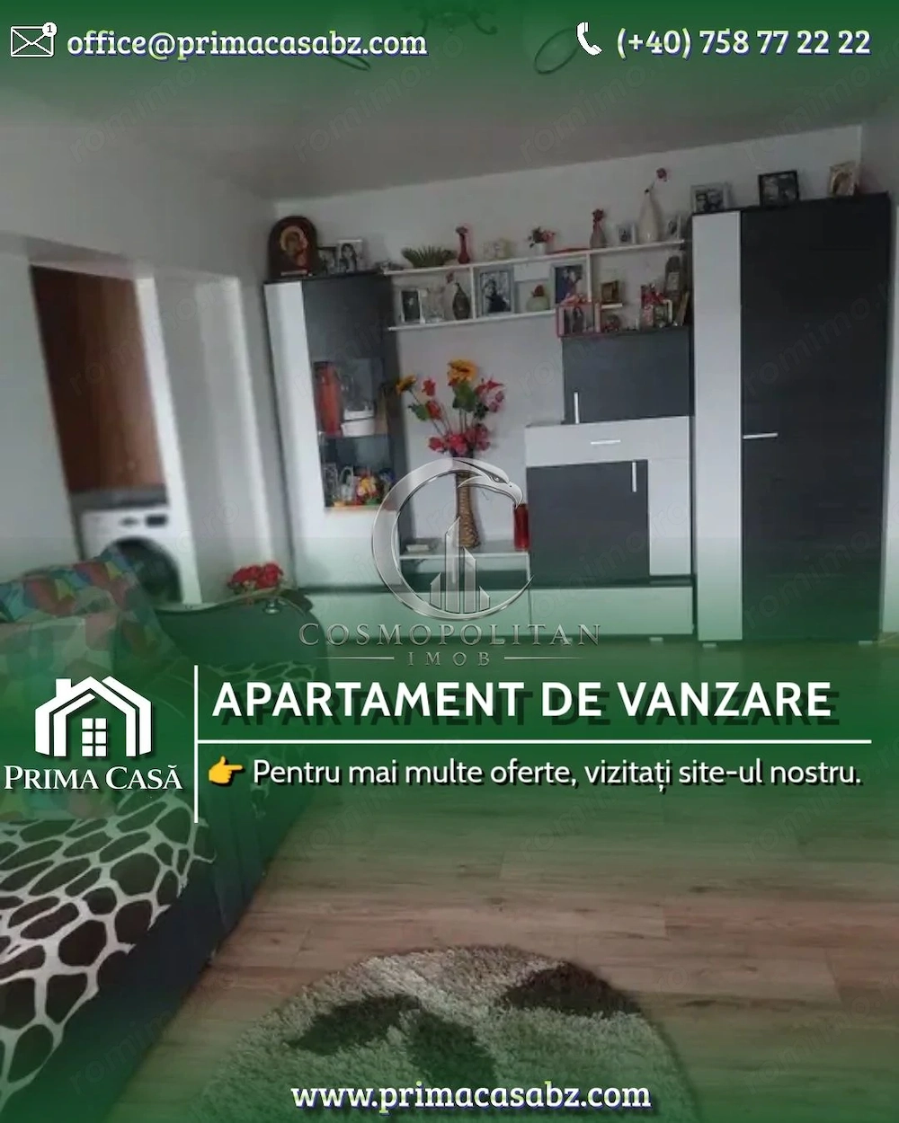 Apartament cu 2 camere zona Unirii Sud conf 1 etaj 3 din 10 mobilat Pret: 75.000