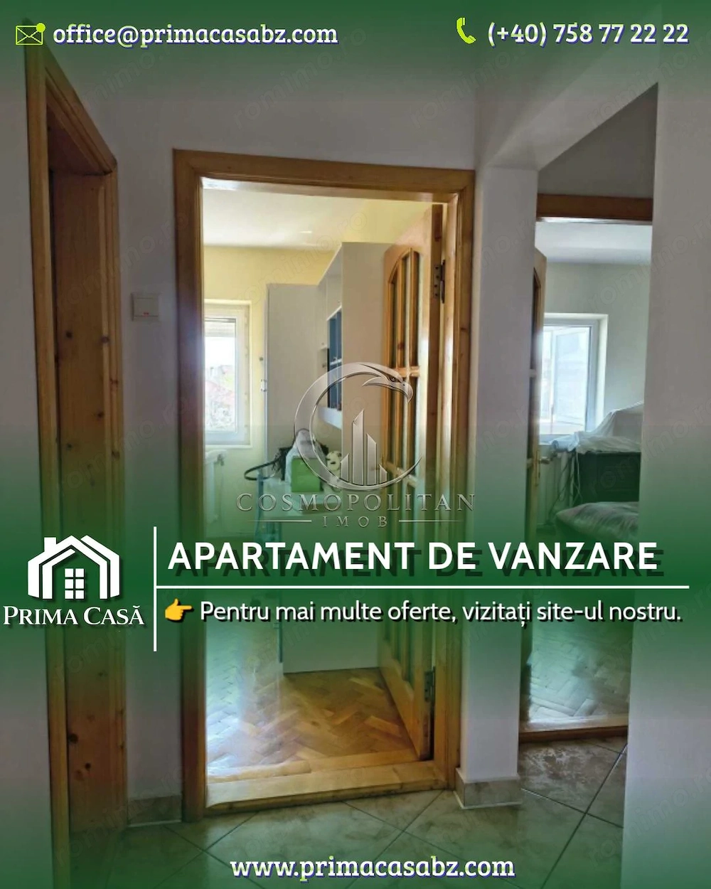 Apartament cu 3 camere Zona centrala Str. Bucegi Liceul de Arte etaj 3 , 2 balc
