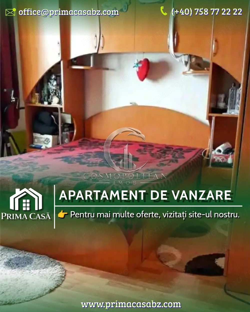 Apartament cu 2 camere zona Micro 5 cu imbunatatiri Pret: 60.000
