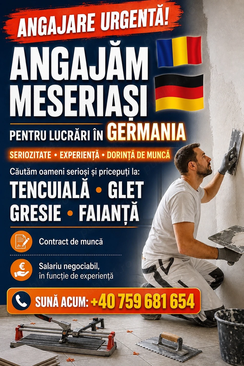 Germania Locuri de munca calificati necalificati   