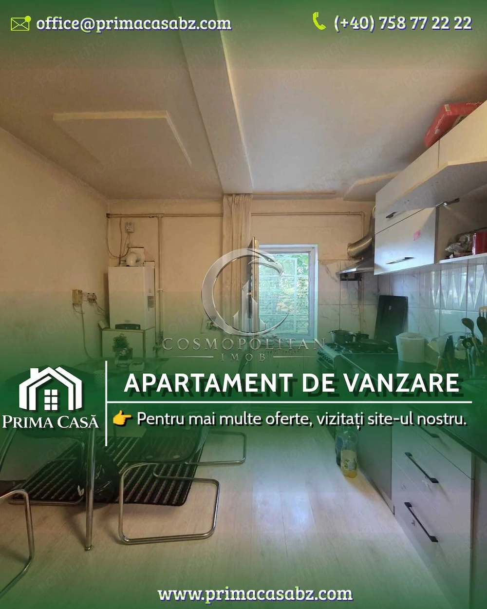 Apartament cu 2 camere ~ zona Crang / Caraiman ~ parter / 4 ~ cu imbunatatiri,