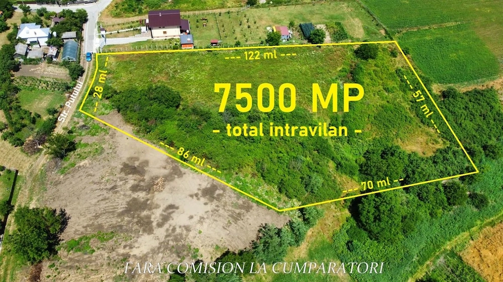 TEREN 7500 MP PRETABIL DEZVOLTARE REZIDENTIALA