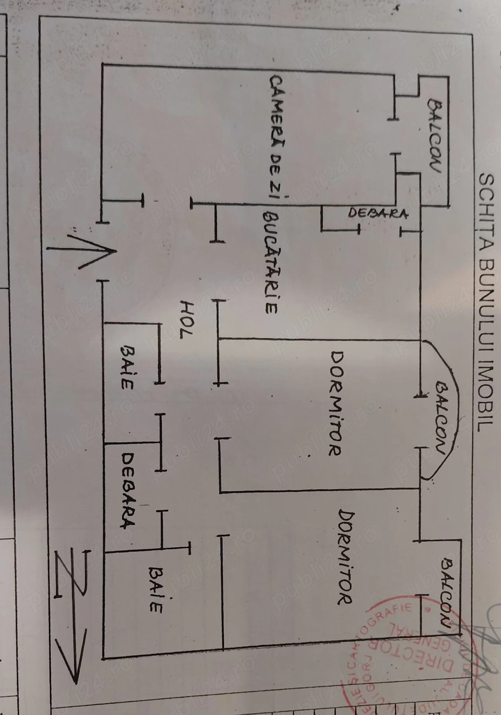 Apartament 3 camere   71 mp, 3 balcoane, 2 băi, loc de parcare inclus