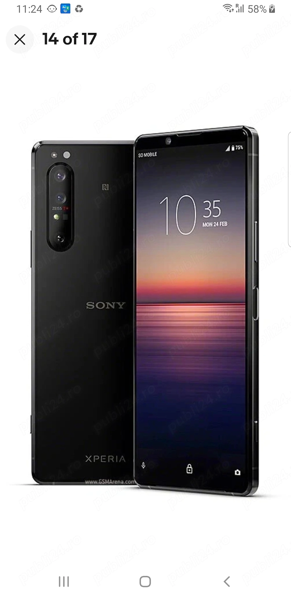 Telefon sony xperia 1 ii nou în ambalaj