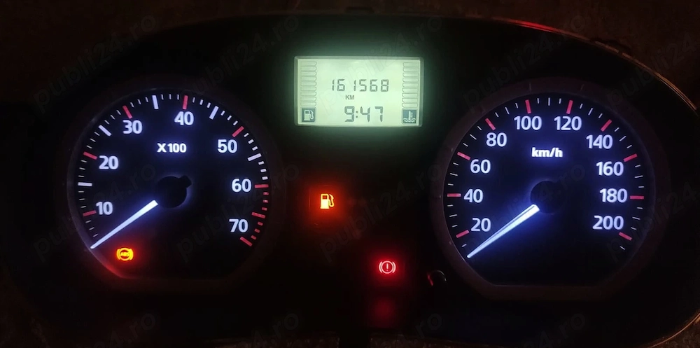 Ceasuri bord modificate Dacia Logan 1 MCV Sandero [2005-2012] 1.4,1.6Mpi benzina(2005-2012) 161568km