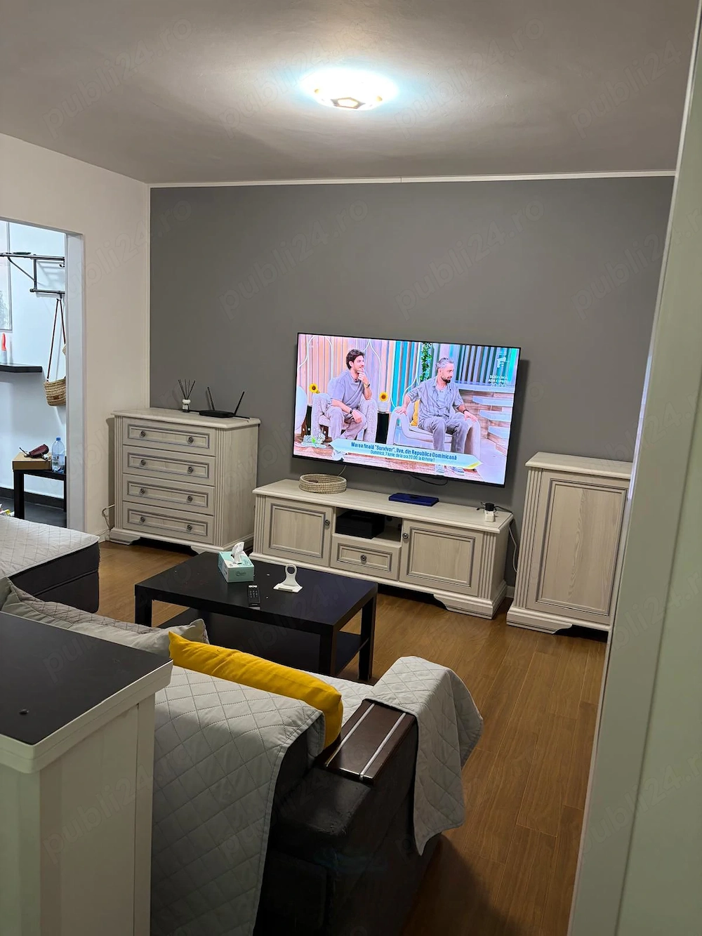 Vand apartament 3 camere (proprietar), parter, confort 1, 2 locuri de parcare, mobilat si utilat