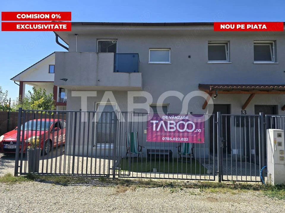 Comision 0-Casa tip duplex 5 camere 2 bai acces auto in Viile Sibiului