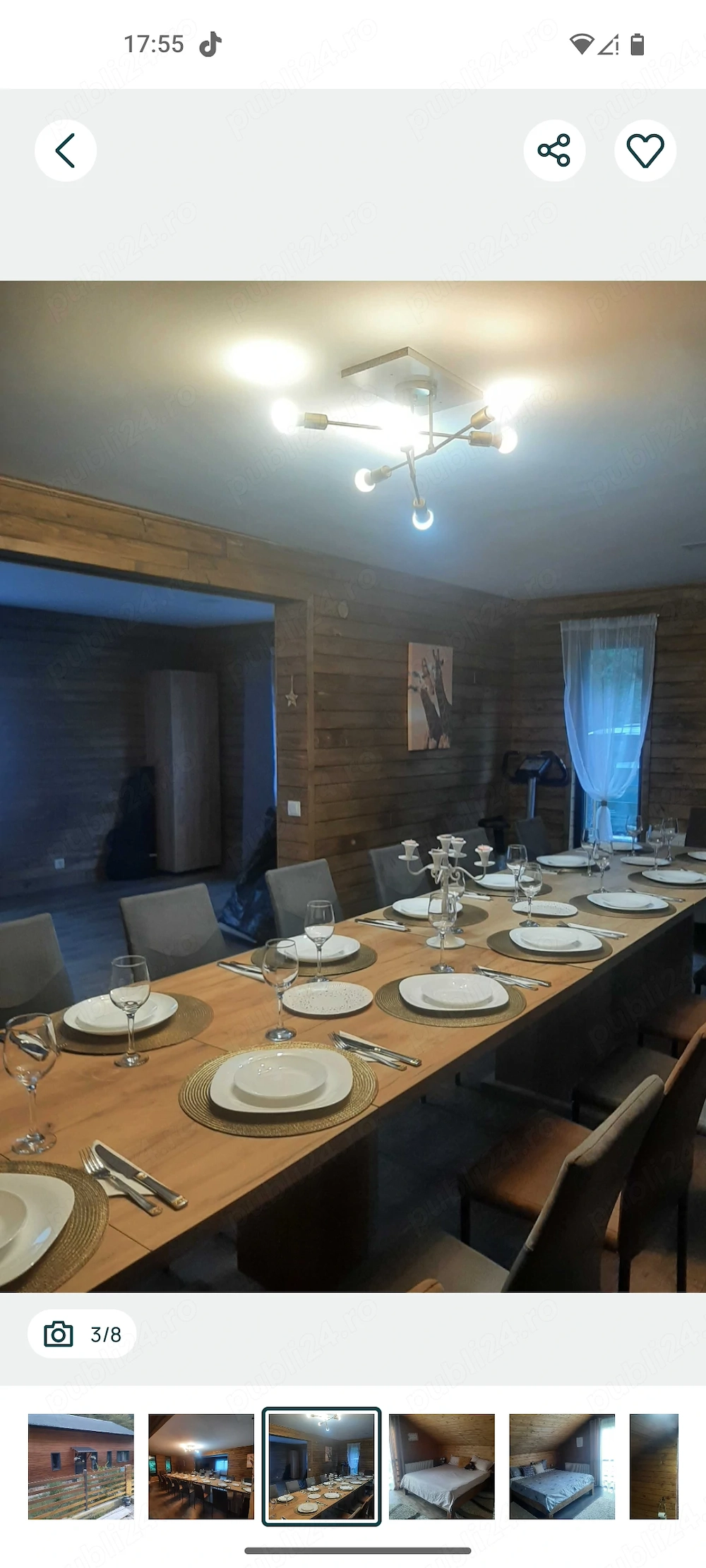 Cabana în zona de pădure.