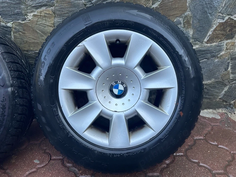 Jante BMW Style 83 R15 + anvelope de iarnă