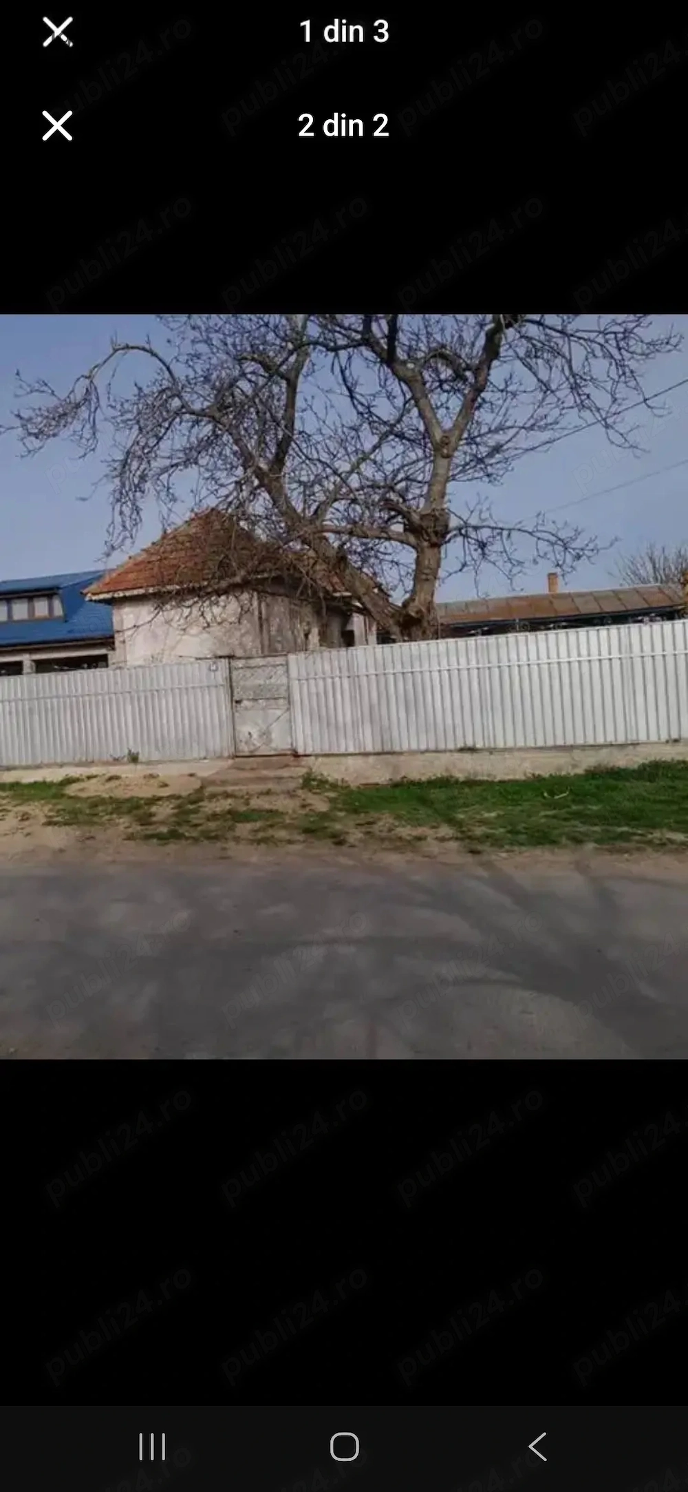 Teren cu casa nelocuibila de vanzare