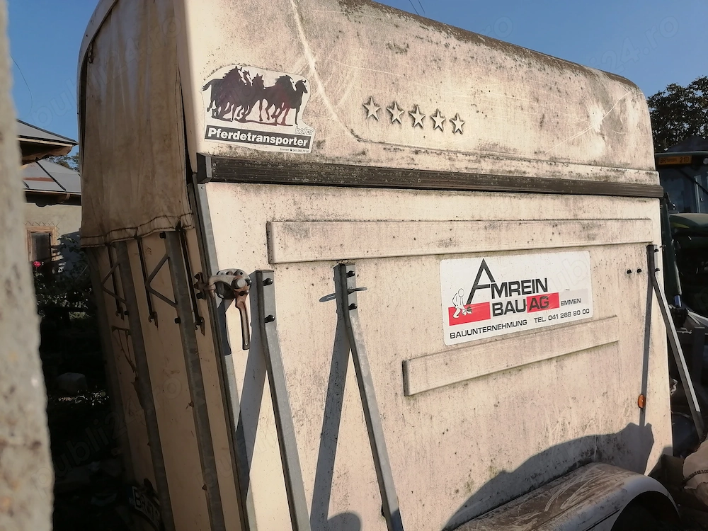 Rulota transport cai de 1700 kg maxim autorizat