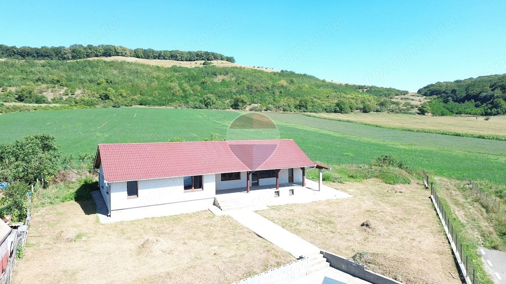 Casă noua in Blăjel–natură, liniste la 15 min de Medias-1.163 mp teren