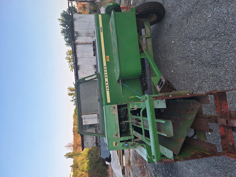 Vand presa baloti john deere 332 stare ff bună import recent se oferă proba 