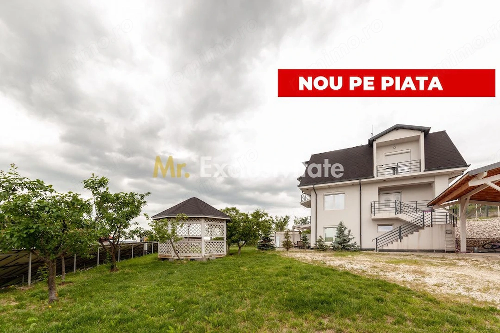 Casă cu 5 camere si 1255 mp teren – Stefanesti-Arges -independență energetica