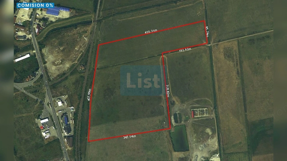 TEREN INTRAVILAN INDUSTRIAL DE VÂNZARE – DEJ | 140.000 MP | 28 €/MP