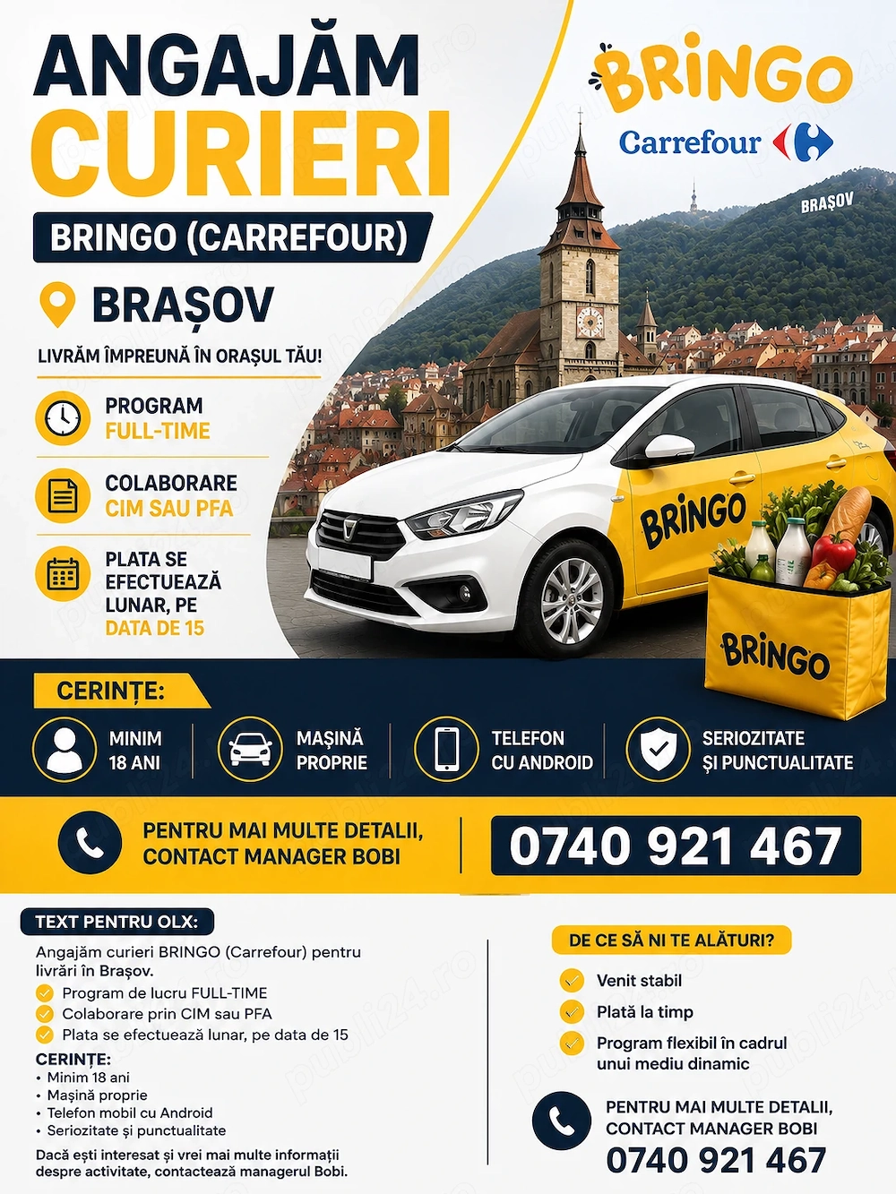 Curieri BRINGO (Carrefour)   Brașov