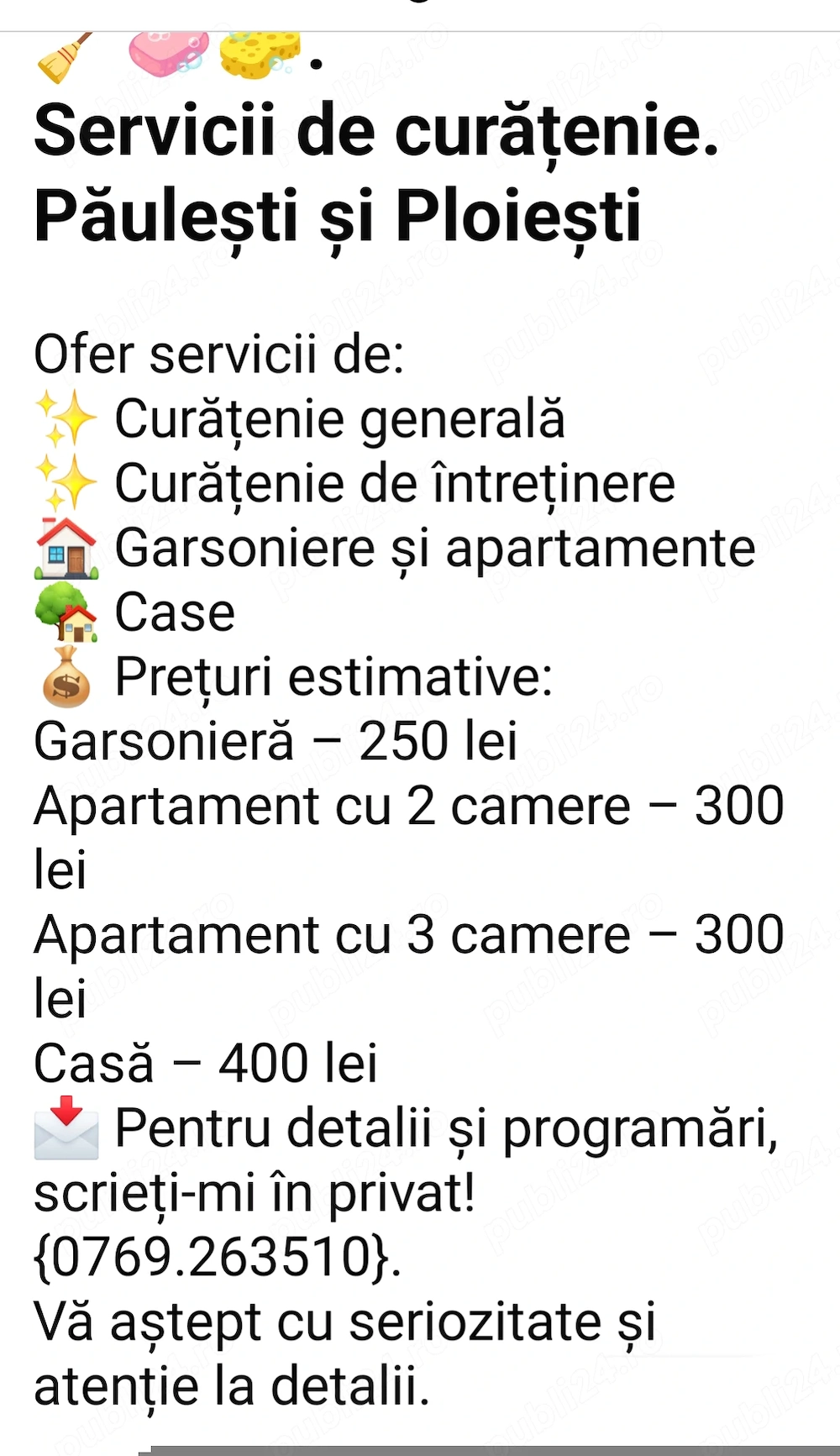 Menajera Ploiesti, Păulești 