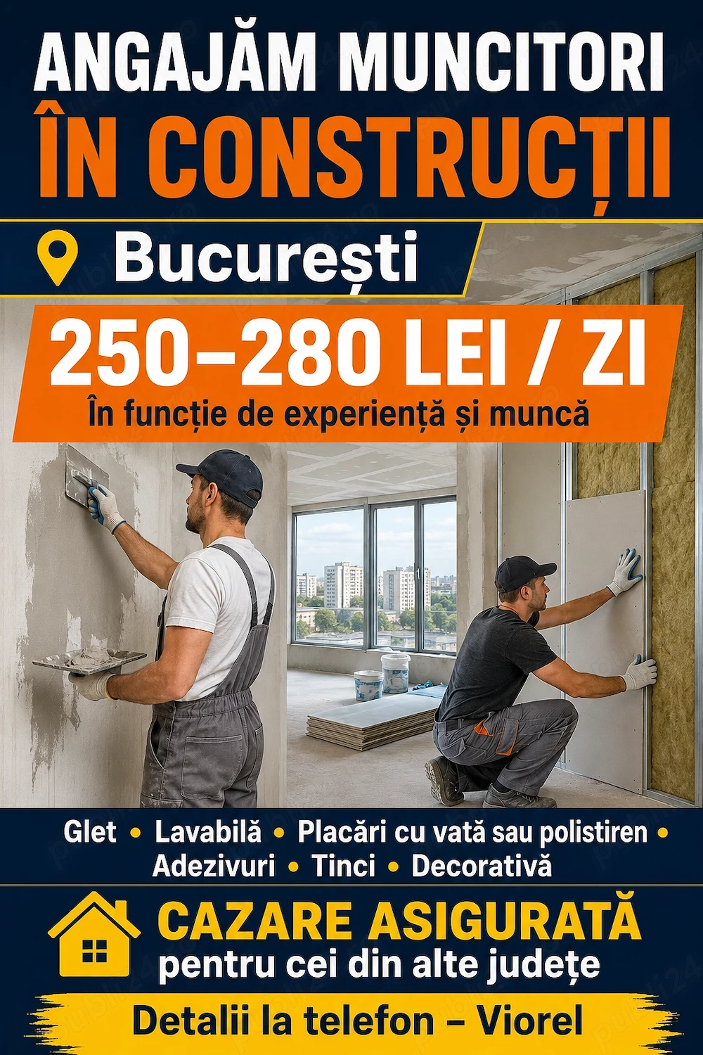 Angajez in Construcții 