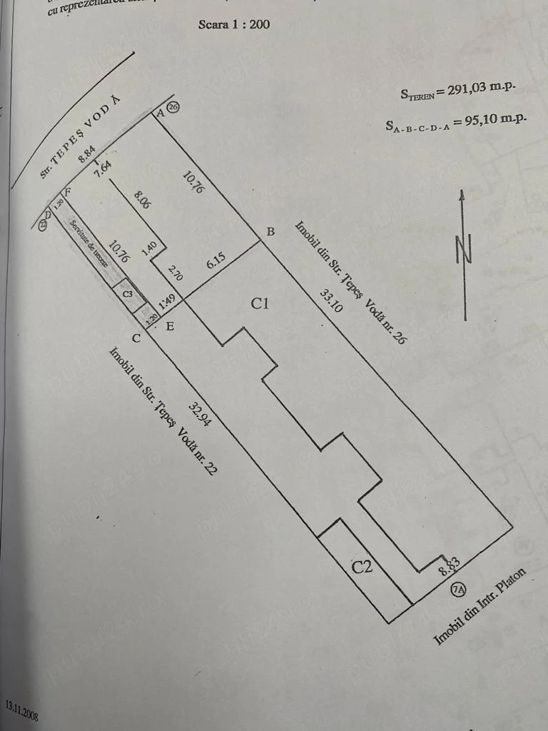Casa de vanzare situata in Bucuresti ,strada Tepes Voda foarte aproape de Hala Traian