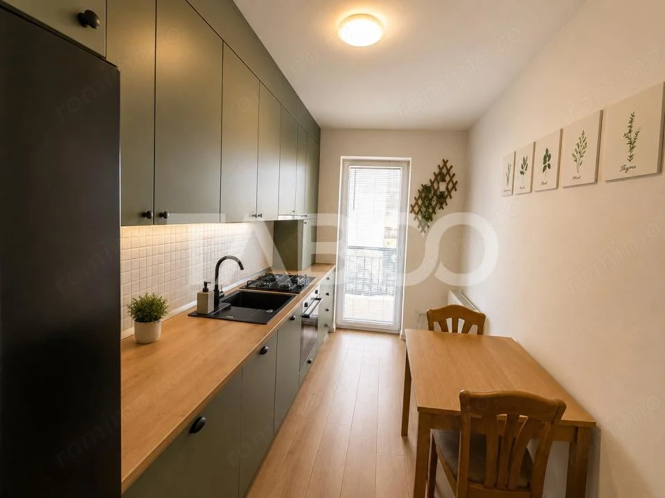 Apartament decomandat de vanzare 2 camere etaj 1 lift balcon bloc nou