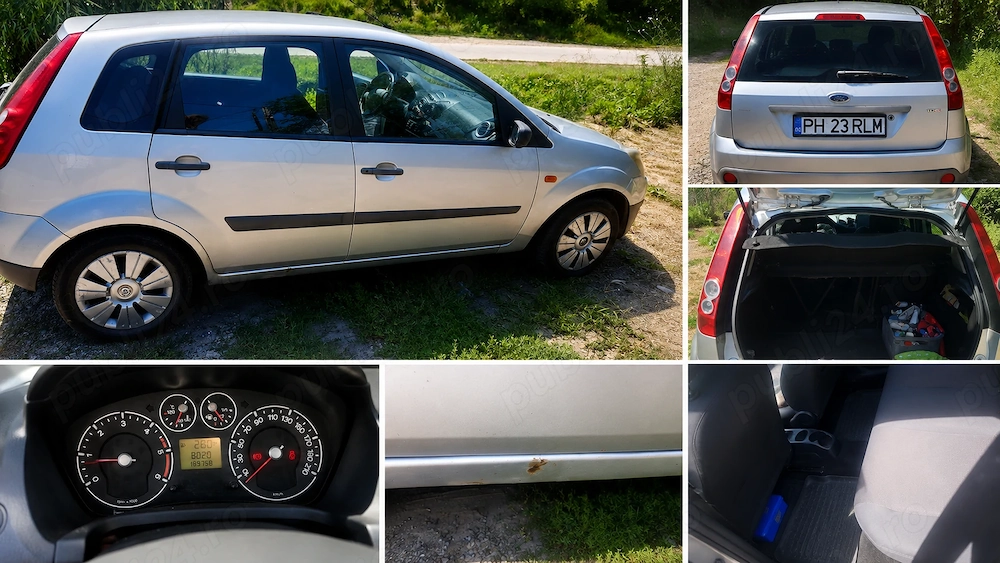Ford fiesta,  unic proprietar + cauciucuri iarna cu jante